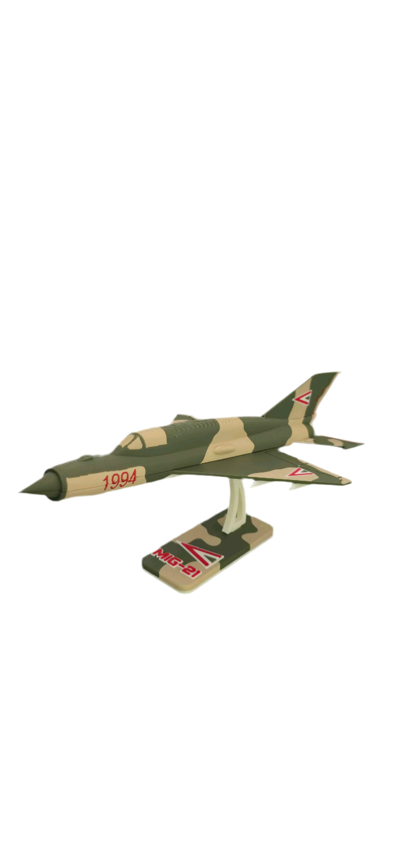 HUNAF MIG-21 - Plane Kit Card (Collectible)