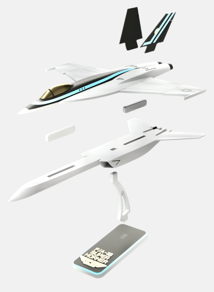 F/A-18 Super Hornet Top Gun Maverick - Plane Kit Card (Collectible)