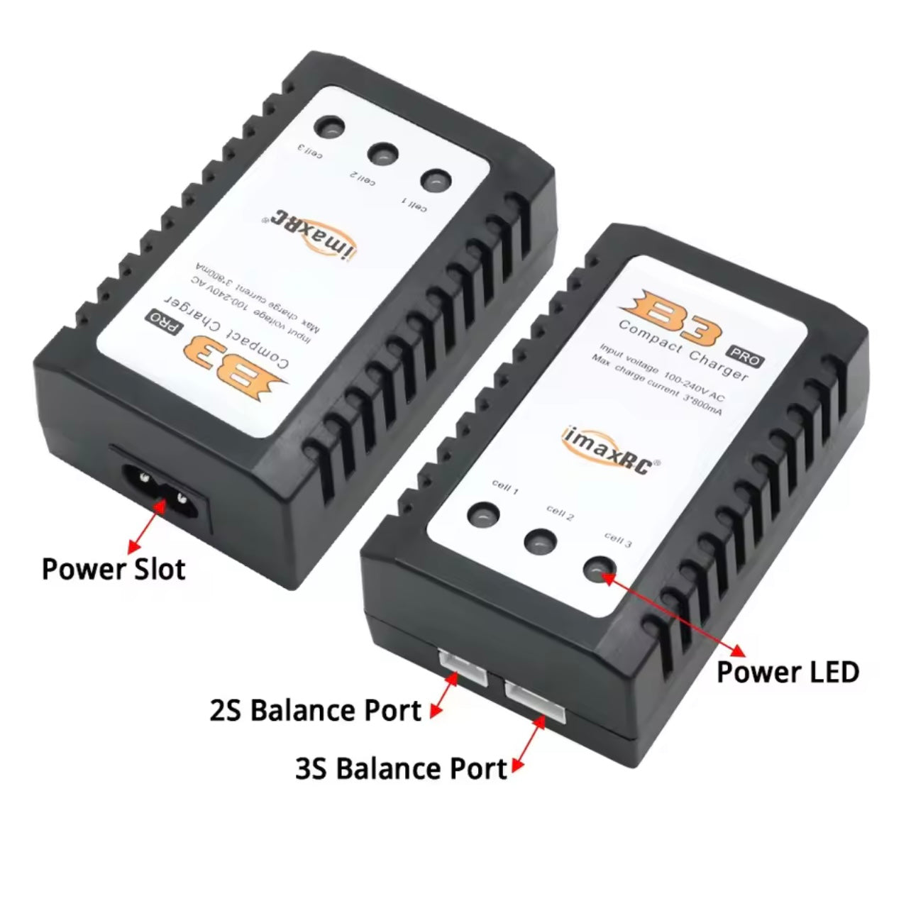 iMaxRC B3 Pro Compact Charger | 2S–3S LiPo Balance Charger