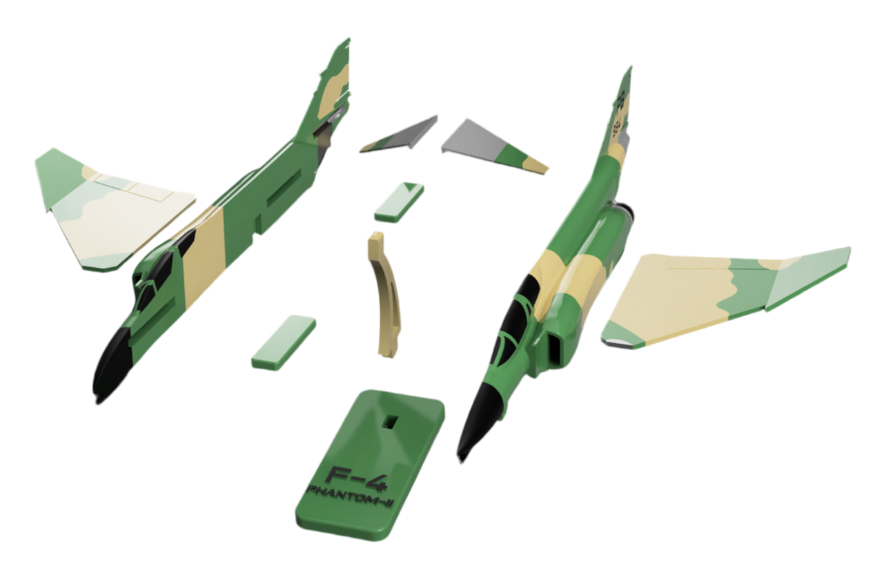 F-4 Phantom II - Plane Kit Card (Collectible)