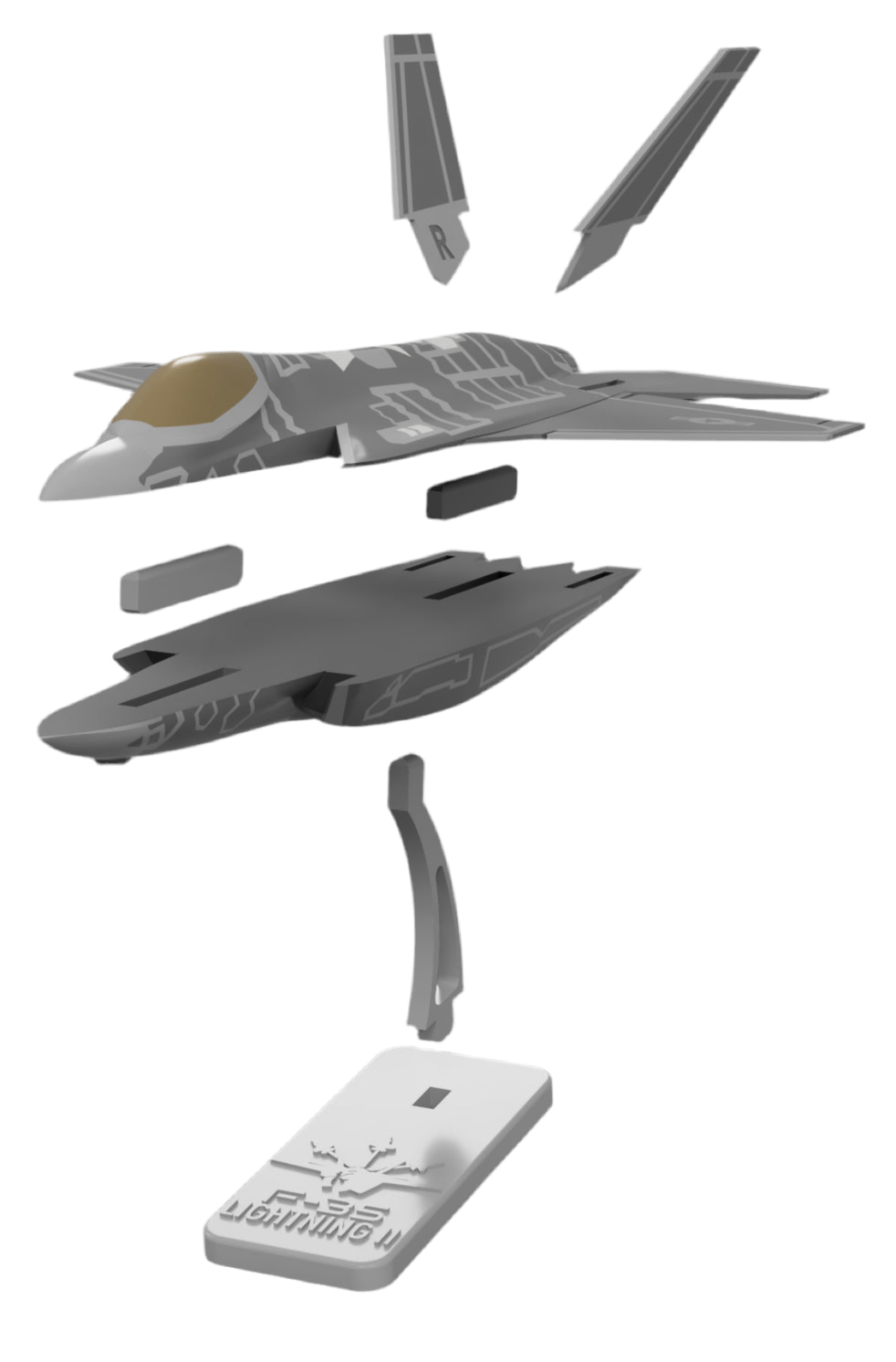 F-35 Lightning II - Plane Kit Card (Collectible)