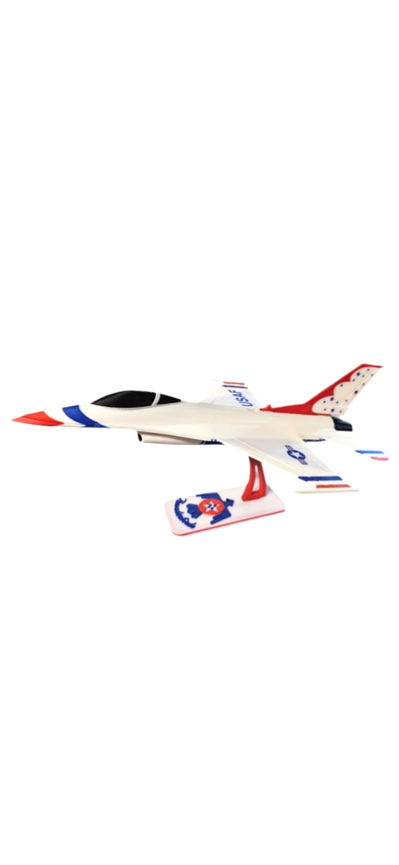 Thunderbirds F-16 - Plane Kit Card (Collectible)