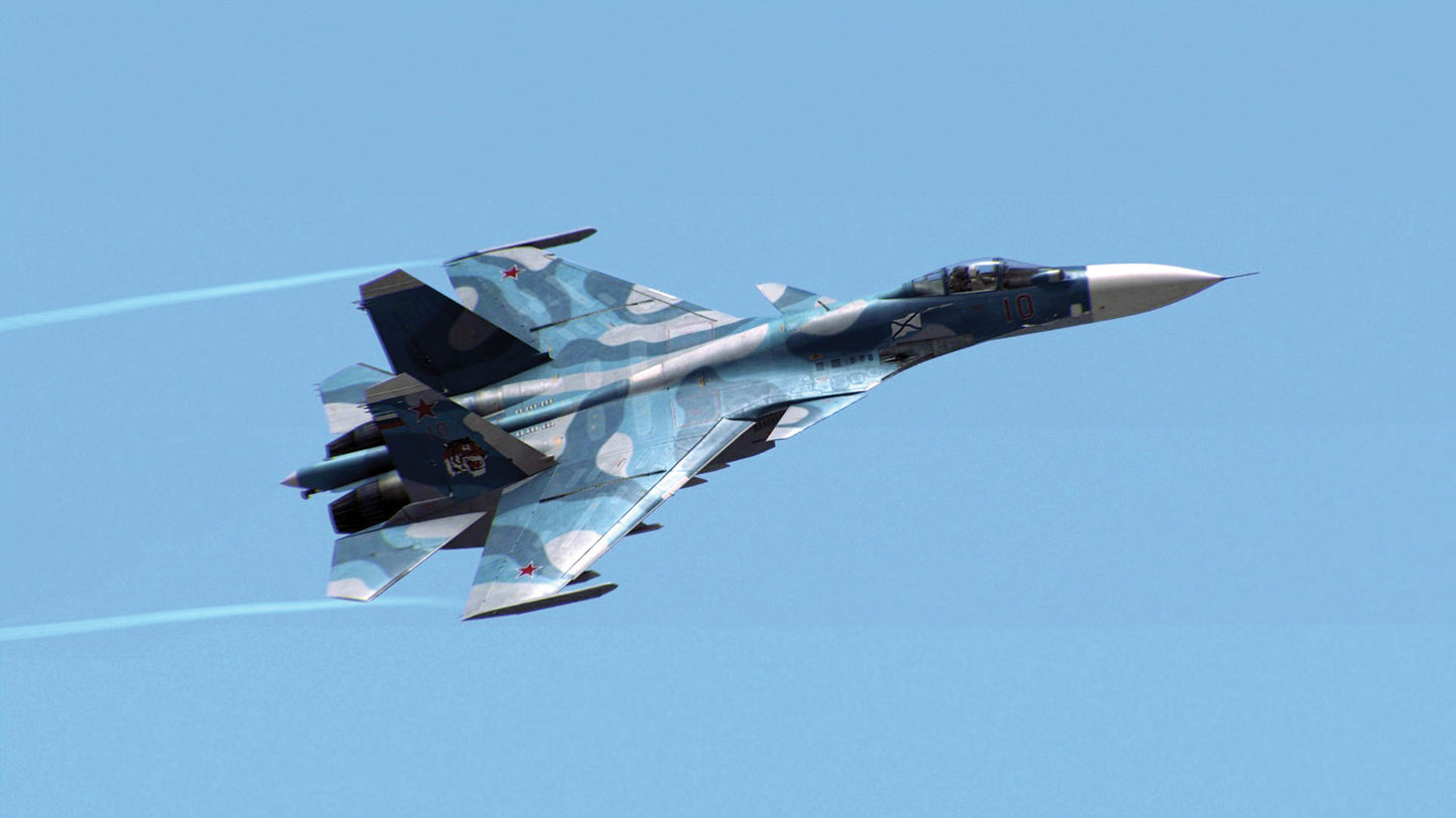SU-33 FLANKER - Plane Kit Card (Collectible)