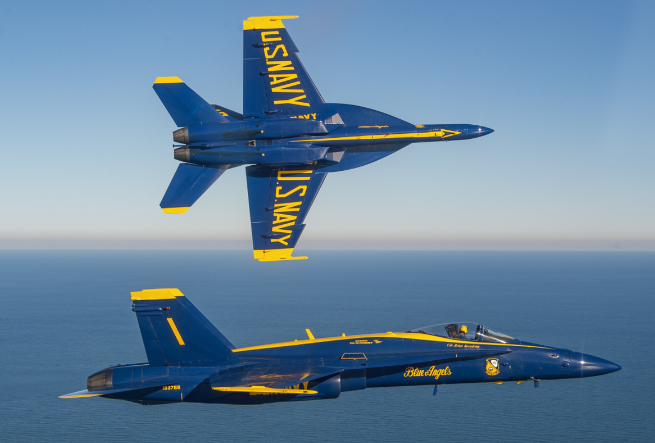 F/A-18 Super Hornet Blue Angels - Plane Kit Card (Collectible)
