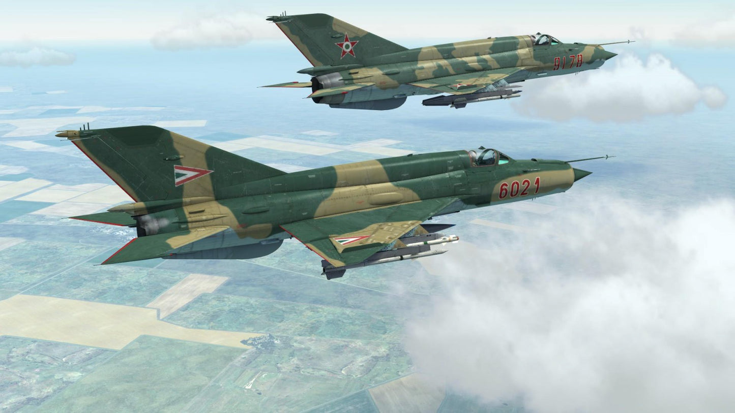 HUNAF MIG-21 - Plane Kit Card (Collectible)