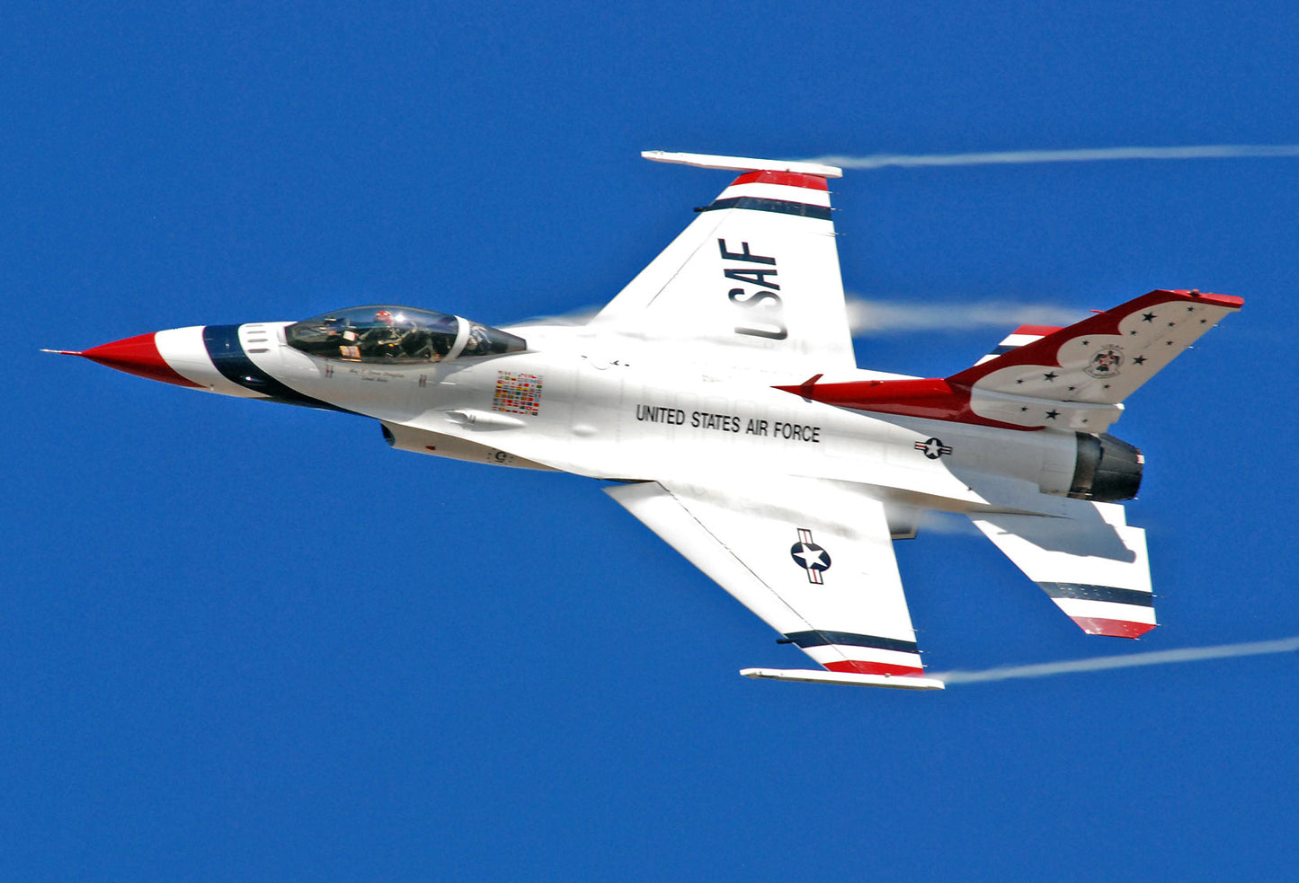 Thunderbirds F-16 - Plane Kit Card (Collectible)
