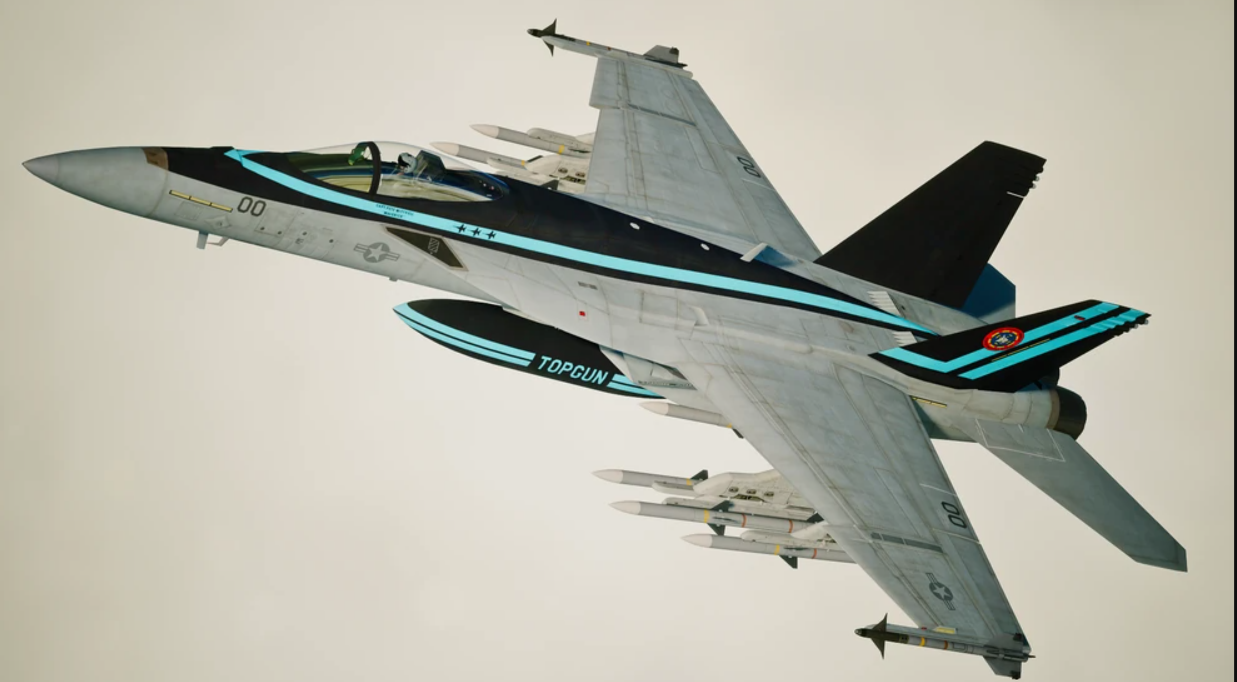 F/A-18 Super Hornet Top Gun Maverick - Plane Kit Card (Collectible)